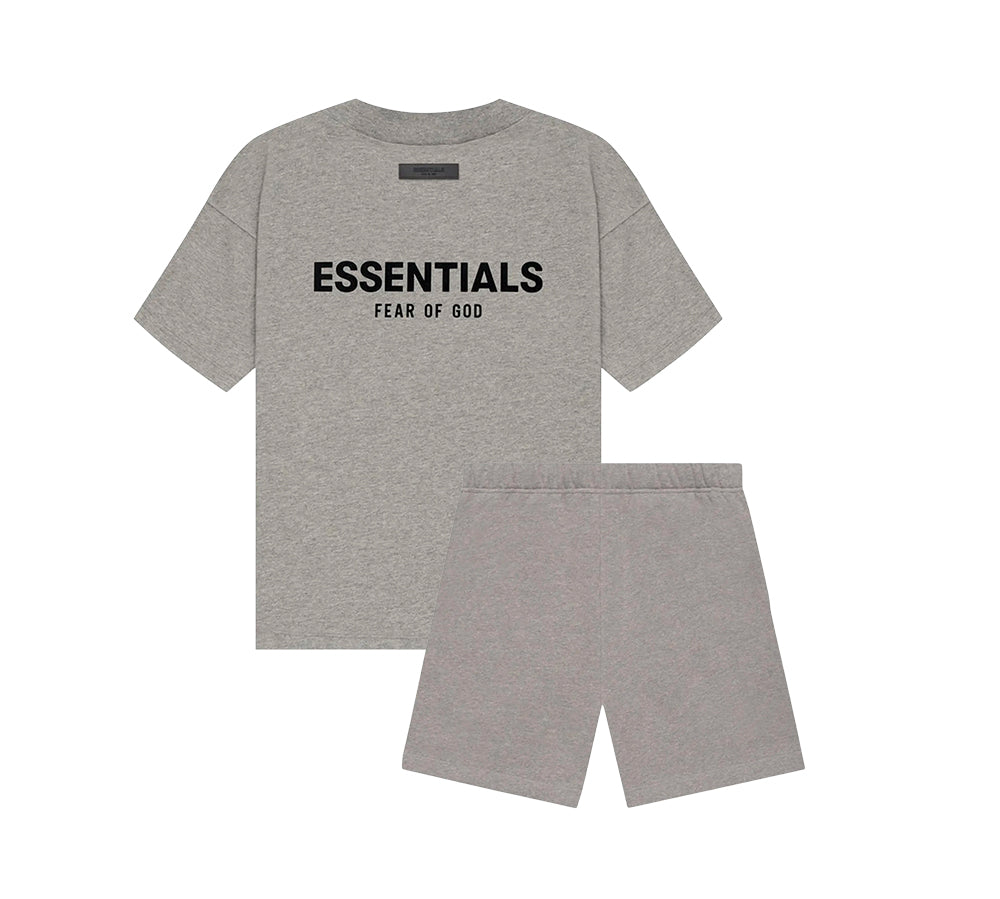 Fear of God Essentials - Dark Oatmeal Set (T-Shirt+Calções)