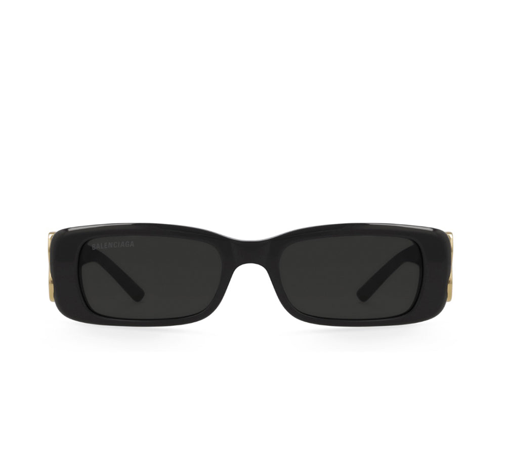 Dynasty Rectangle Balenciaga Sunglasses - Black