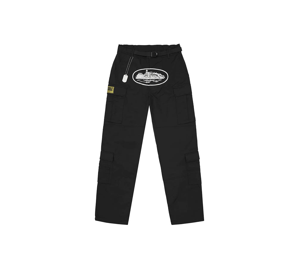 Corteiz 5 Starz Special Edition Black Guerillaz Cargo Pants - Black